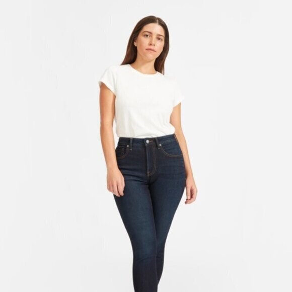 Everlane The‎ Curvy Authentic Stretch High-Rise Skinny Jean Women Size 30 - Picture 2 of 12